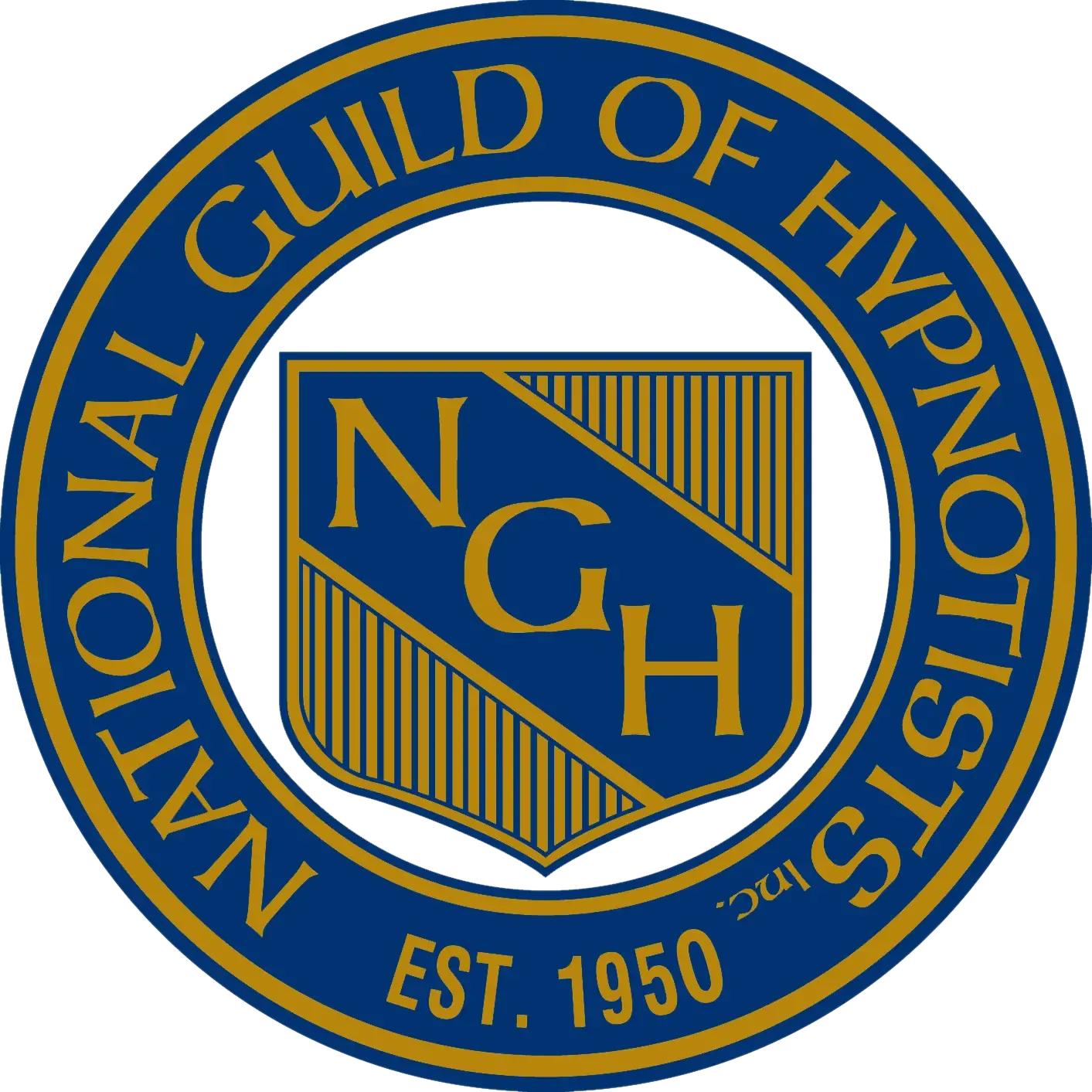 Siegel der National Guild of Hypnotists (NGH), gegründet 1950